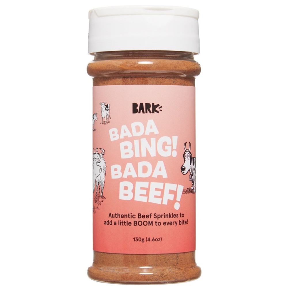 NWT Bark Bada Bing Bada Beef Dog Food Topper